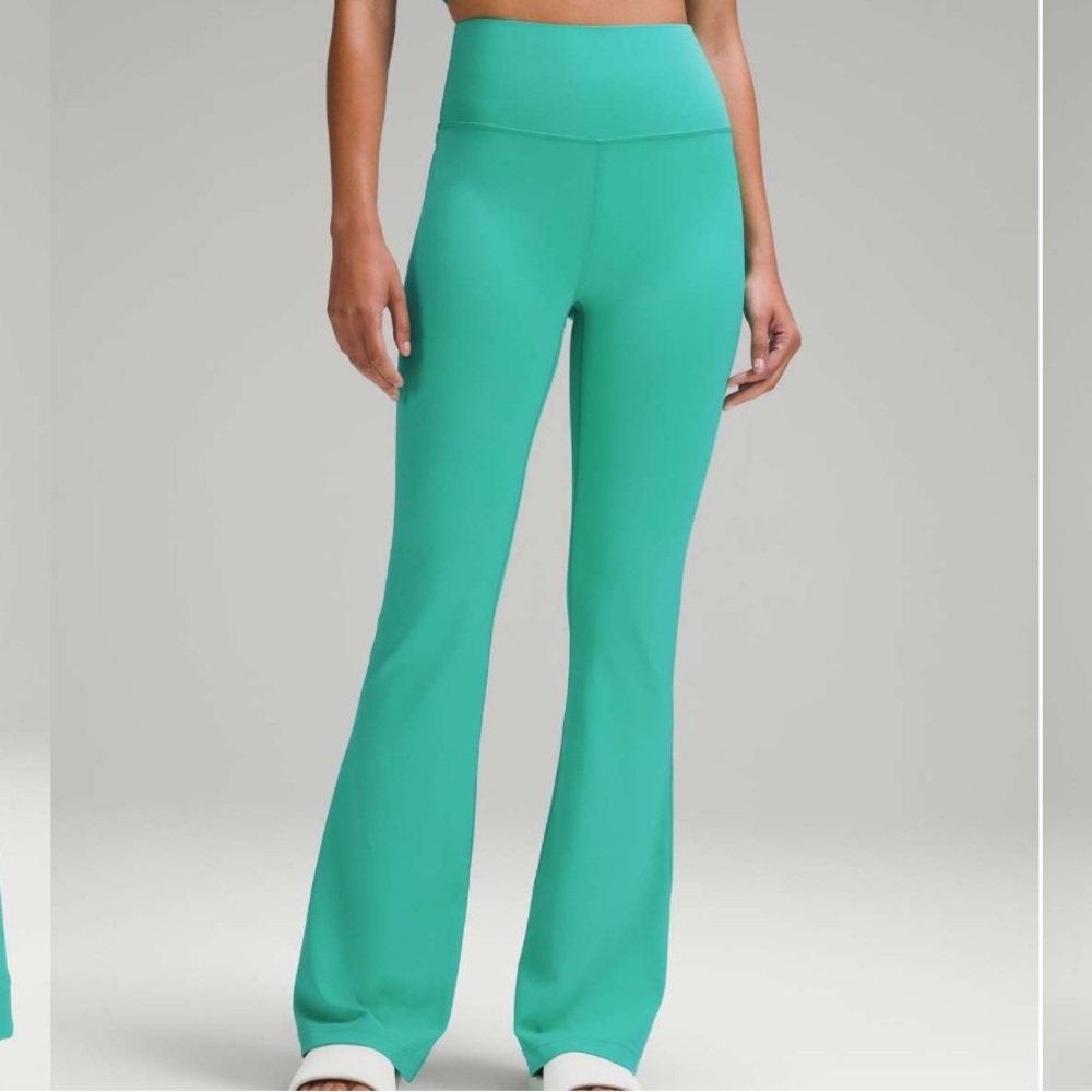 Kelly Green Groove Super-High-Rise Flared Pant *Nulu